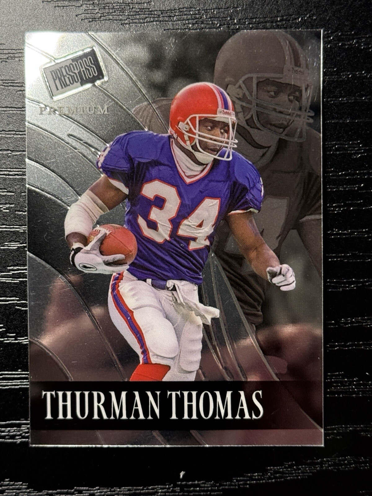2024 Press Pass Buffalo Bills Thurman Thomas #R-90 - SP Silver Chrome #d 20/99