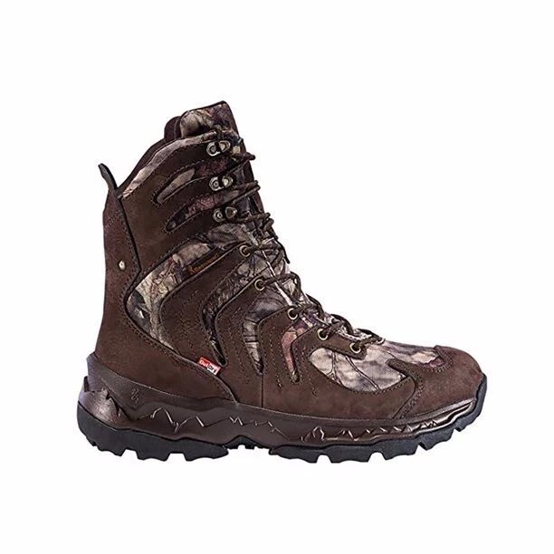 Browning Mens Buck Seeker 8" Waterproof Insulated Boots, Mossy Oak Camo 400g - Image 3 of 4