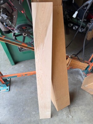 HIGH DENSITY Birdseye Maple .3''x4.2 x40  KD Neck Fret
