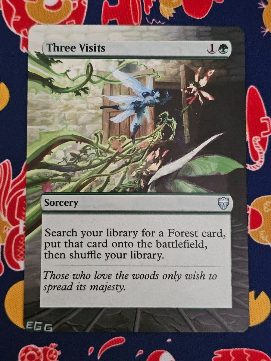 Three Visits - MTG Handpainted Alter by EGG | eBay