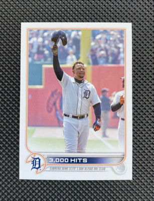 2022 Topps Update Miguel Cabrera Missing Topps Logo Foil Error SP SSP #US183
