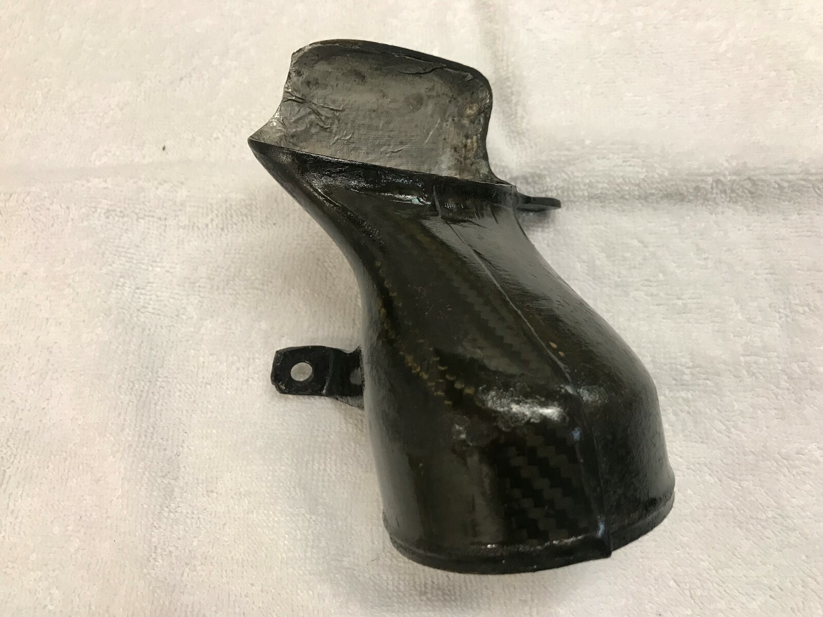 LAMBORGHINI MURCIELAGO LP640 DRIVER LEFT CARBON CERAMIC AIR DUCT OEM 410615447