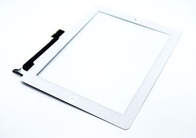 DIGITIZER iPad 4 WEISS Touchscreen Homebutton Touch Frontscheibe Display LCD