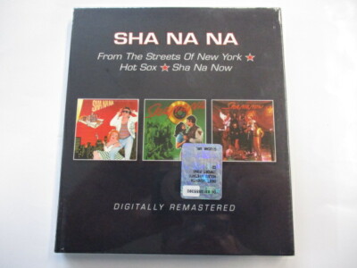 SHA NA NA - FROM THE STREETS OF NEW YORK / HOT SOX / SHA NA NOW - 2CD NEU VERSIEGELT 2002BGO
