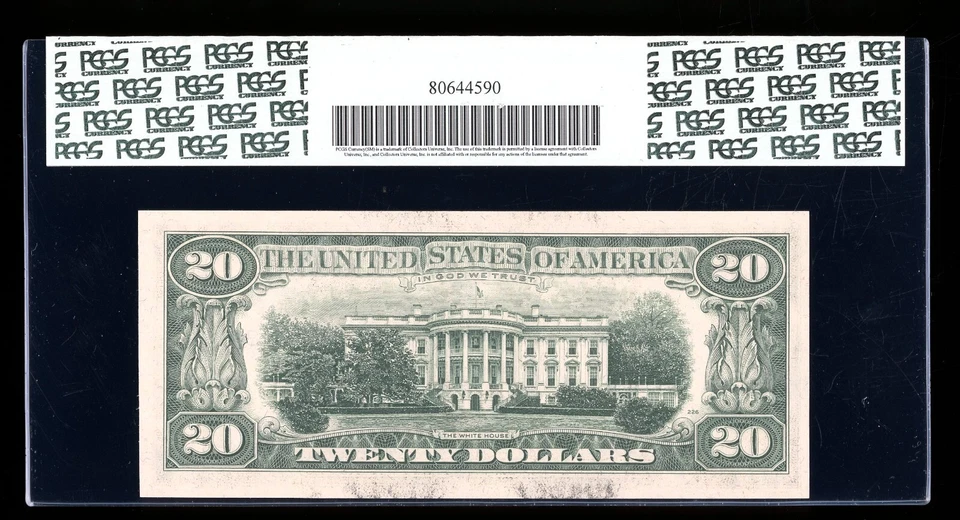 DBR 1974 $20 FRN St. Louis Fr. 2071-H PCGS 64 PPQ Serial H21484717B - Image 2 of 2