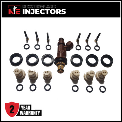 Fuel Injector Rebuild Kit O-rings Seals Filters Caps For Toyota 3.4 V6 - Foto 7