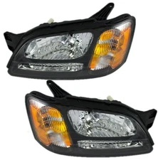 DEPO Halogen Headlight Set For 2000-2004 Subaru Outback Driver & Passenger Side