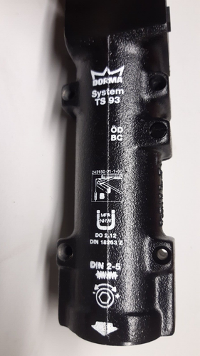 Dorma TS 93B EN 2-5 Türschließer mit Gleitschiene silberfarbig Softline Design - Bild 9 von 13