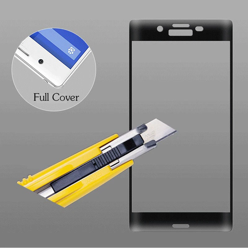 3D Edge Full Curved Coverage Tempered Glass Screen Protector Film For SONY XP - Imagem 2 de 4