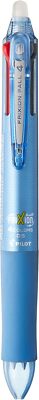 Pilot Ballpoint Pen, Frixion Ball 4, 0.5mm, Extra Fine, 4 Colors (Black, Red,