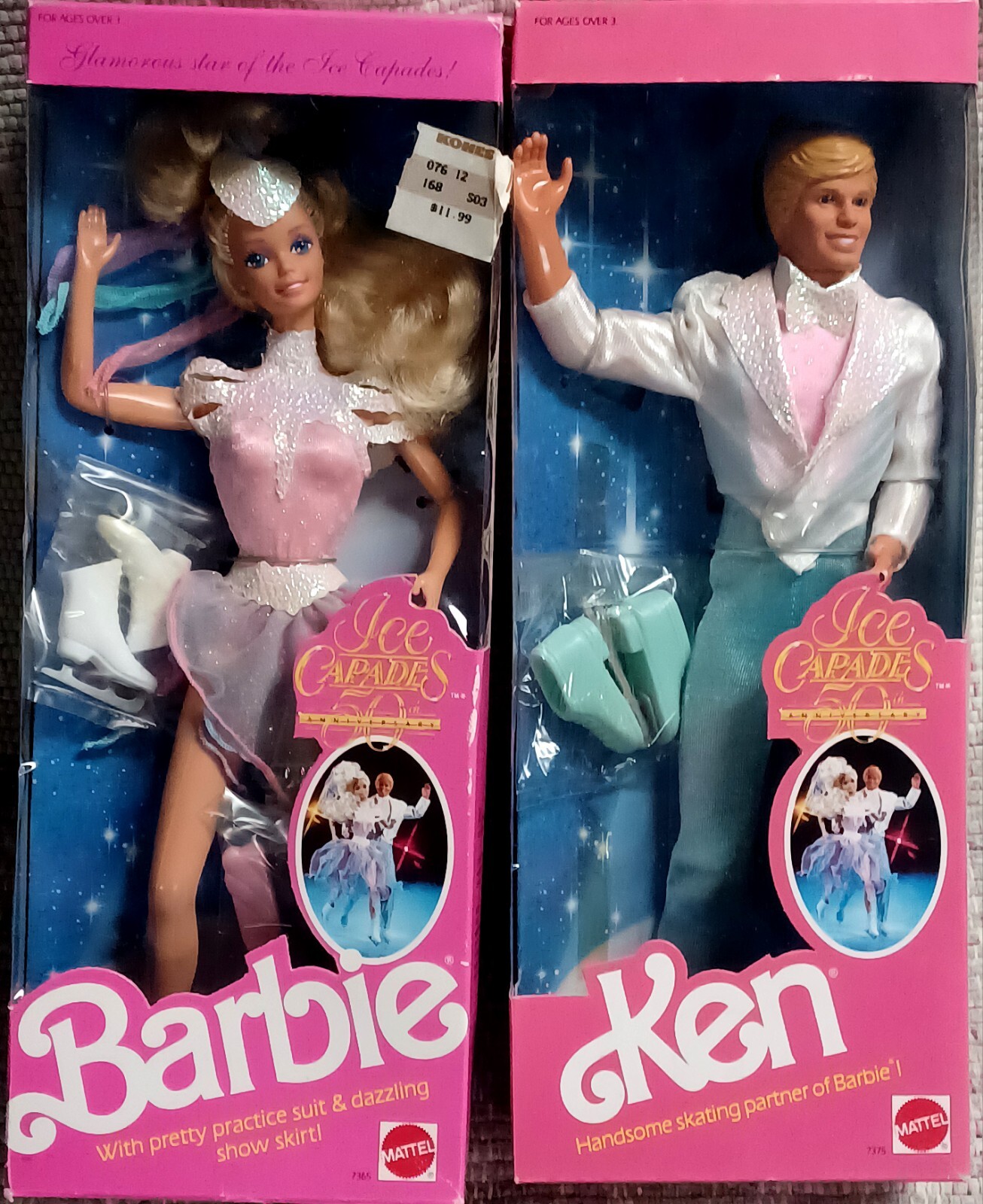 Duo 1989 Ken And Barbie Ice Capades