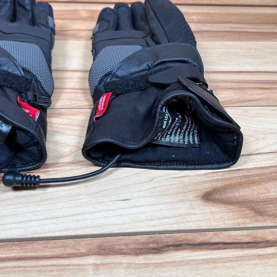 Guantes de moto Gerbing 12V Vanguard cuero térmico medianos MUY BUENOS G12VGLC Foto 4 de 4