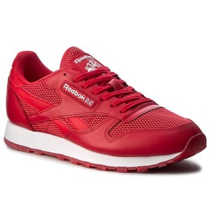 Reebok Classic CL Pelle NM TG 10.5-12 Rosso RRP £ 80 NUOVO CON SCATOLA BD4760 | eBay