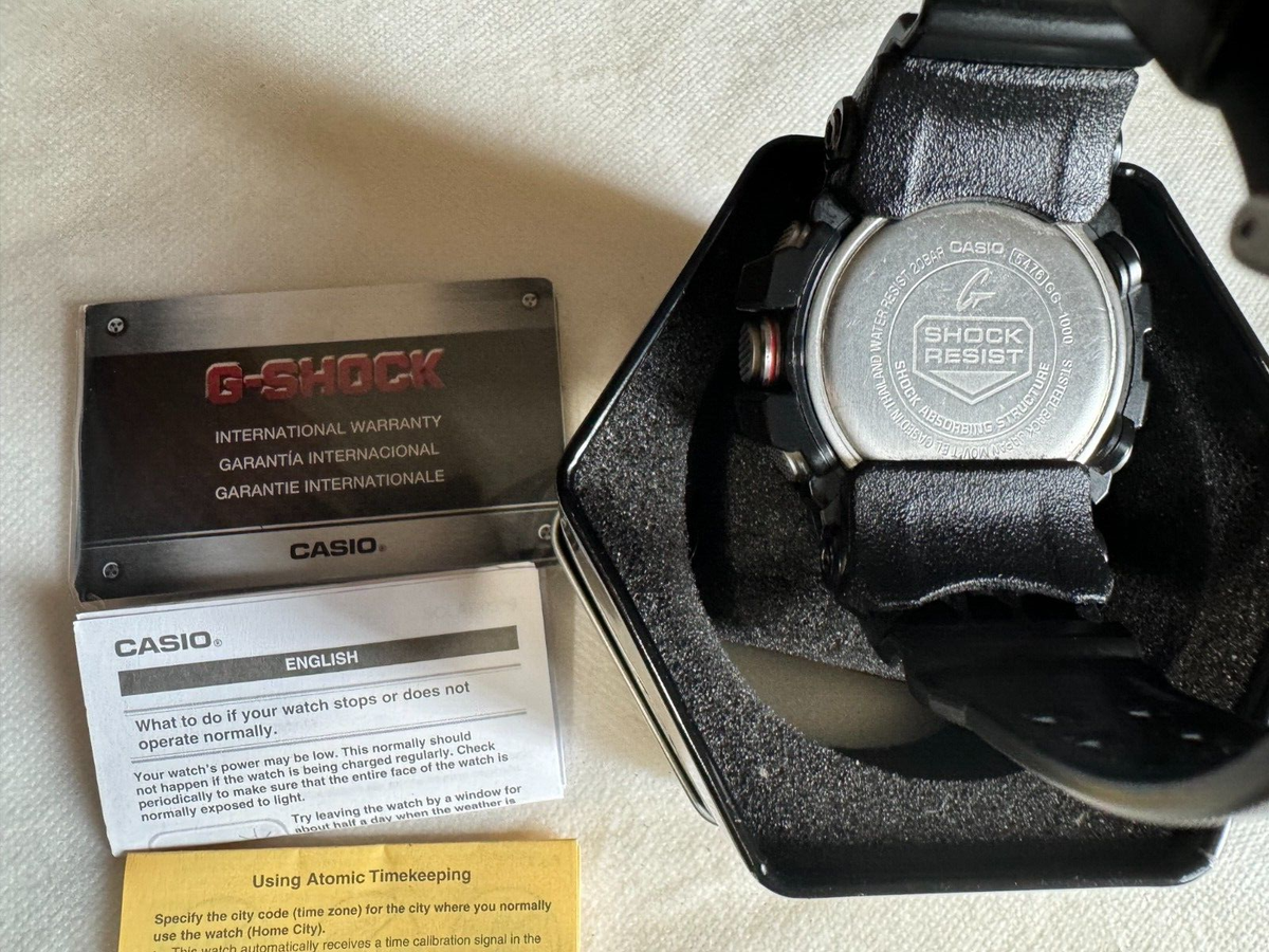 マッドマスターGG-1000 (5476) GG1000-1A | Black Mudmaster Men's Watch G-SHOCK | CASIO