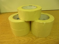 Uline Masking Tape 2" Width, Tan, Lot of 5