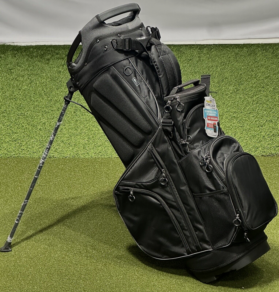 Bag Boy Chiller Hybrid Stand Golf Bag BLACK 14Way Full Length Dividers