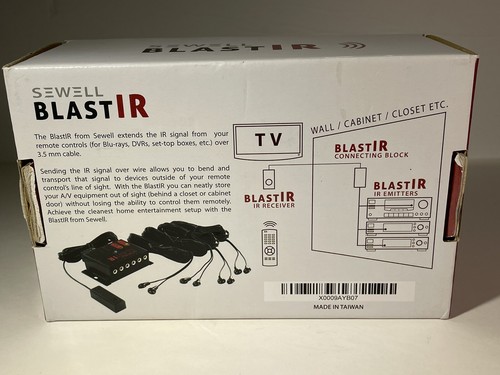 Sewell BlastIR SW-29311 Infrared (IR) Remote Control Receiver Kit (Black) NOB - Picture 6 of 24
