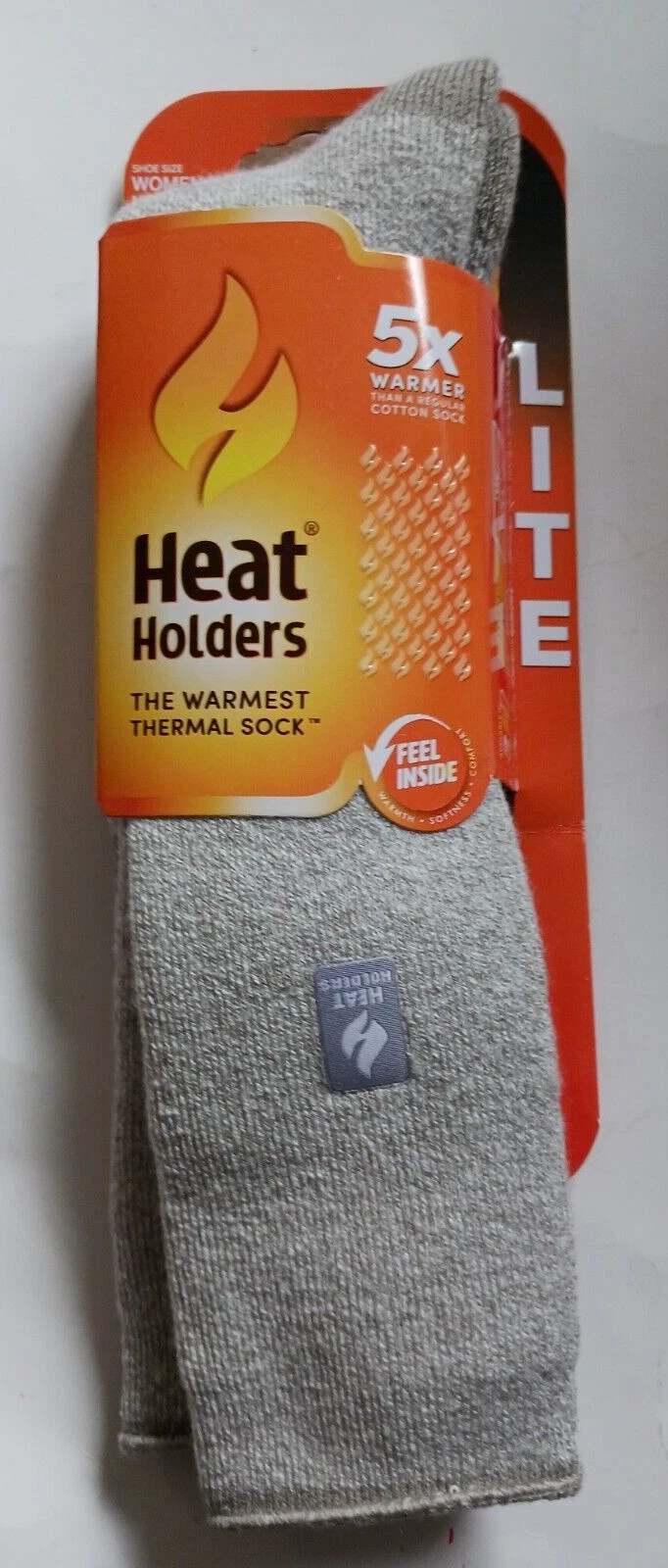 Heat Holders lite Original Adult Unisex Thermal Socks Tan FREE SHIPPING