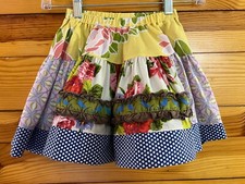 Matilda Jane Oh Molly Skirt Girls Hammond Bay Apron Skirt Size 4