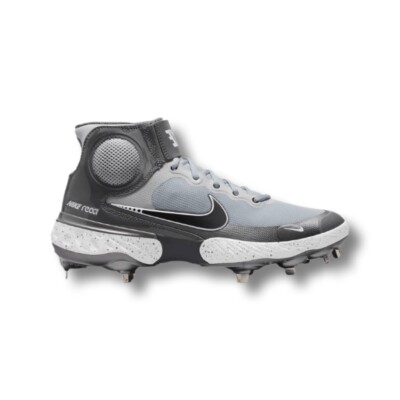 Nike Alpha Huarache Elite 3 Mid Grey CK0745-010 Men s Size 14