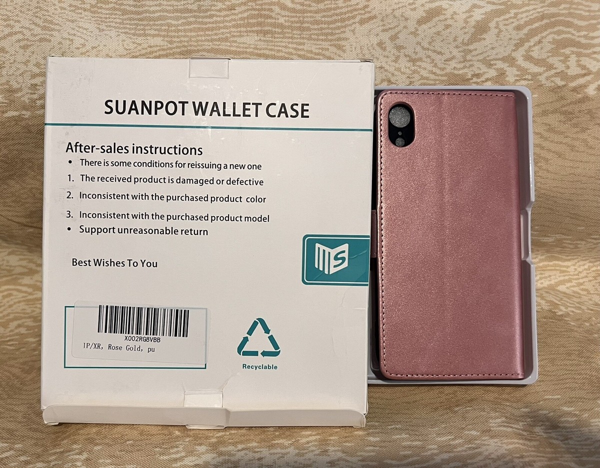 SUANPOT Wallet IPHONE XR Case ( Rose Gold) | eBay SUANPOT Wallet IPHONE XR Case ( Rose Gold) | eBay