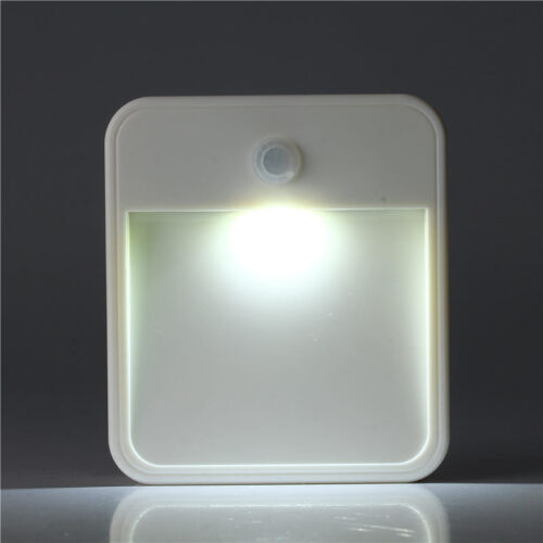 Battery Operated LED Wall Stair Lamp Motion PIR Sensor Step Lights Night Light - Picture 2 of 12