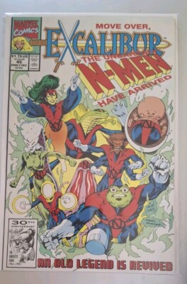 Excalibur #45 Vol 1 - Marvel Comics - Alan Davis Early December 1991 ..NEW.. 