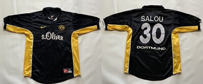 WANIMA Football Shirt ブラック S/M Salou #30 BORUSSIA DORTMUND shirt jersey NIKE 1998-2000 SIZE XL