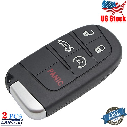 2 For 2011~2016 2017 2018 ~ Dodge Charger Keyless Entry Smart Remote Car Key Fob - Picture 11 of 12
