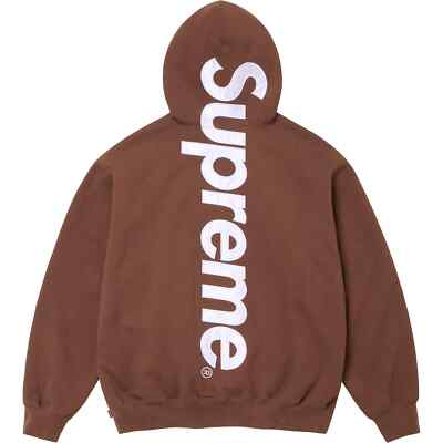 Supreme Satin Applique Hooded NAVY Ｌサイズ Supreme Satin Appliqué Hooded Sweatshirt (FW23) Washed Navy