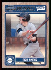 2011 Playoff Contenders Prospect Ticket #RT21 Nick Ahmed