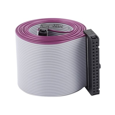 Cavo piatto del nastro 1/2/3/4 / 5M 7 pin IDC cavo arcobaleno, 28 AWG