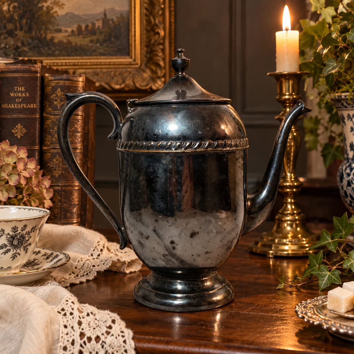 Sheridan Silver In Antique Us Silver-Plated Teapots, Coffee Pots