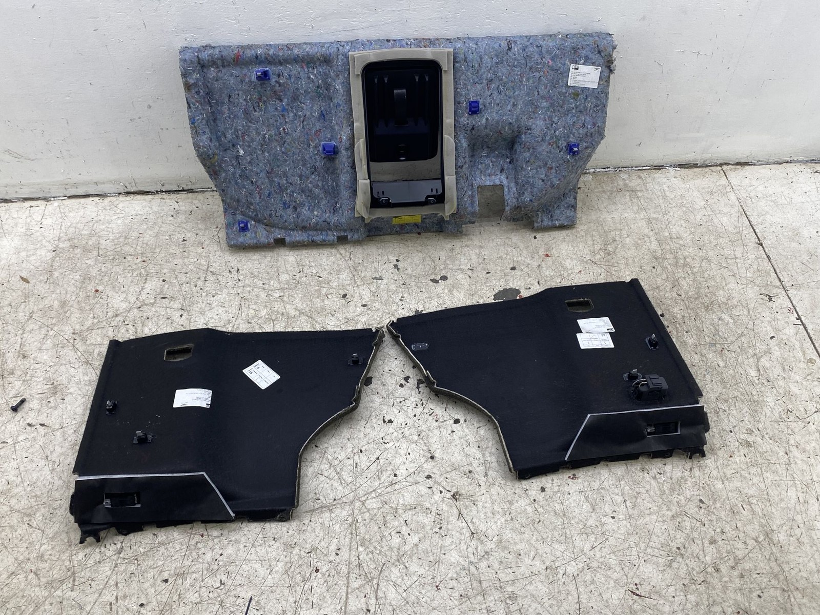 2014-2019 BENTLEY FLYING SPUR OEM REAR TRUNK FLOOR & SIDE CARPET SET X3
