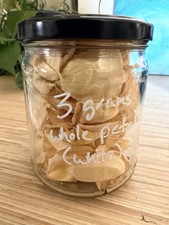Real Whole Rose Petals  White  Dried  Premium 3 grams  USA