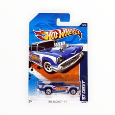 Hot Wheels '57 Chevy 160/244 - Blue - 2011 Mainline A