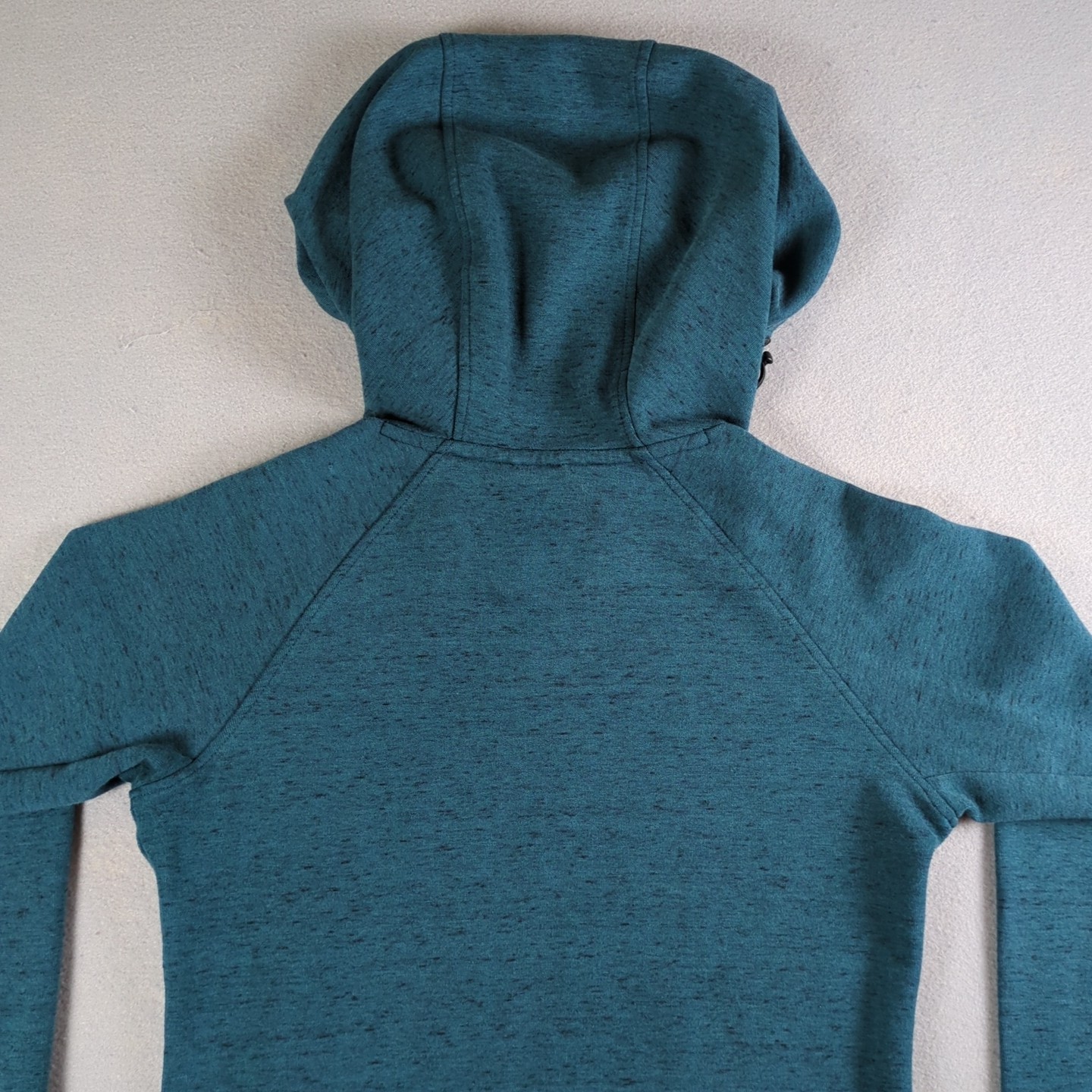 Nike Tech Fleece Hoodie Womens Small Green Pullover Thumb Holes Sweater Pockets thumbnail 14