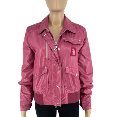 Refrigue Women Pink Bomber Jacket Size XL