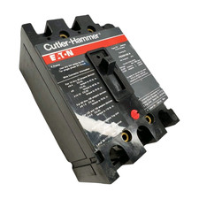 Cutler-Hammer FS320100 Circuit Breaker, 3-Pole, 100A, 240VAC, 250VDC  Chipped 