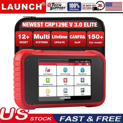 LAUNCH CRP129E V3.0 PLUS OBD2 Scanner Car Diagnostic Tool Reader CANFD DOIP US*^