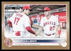 2022 Topps #US115 Shohei Ohtani/Mike Trout GOLD /2022 MVP Caliber