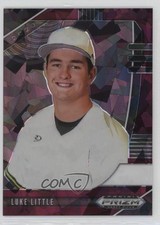 2020 Panini Prizm Draft Picks Burgundy Cracked Ice 6/23 Luke Little #PDP117 uq5