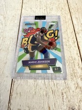 🔥2024 Wild Card Just The Hits Basketball Magic Johnson 6/7 Comix Refractor 🔥
