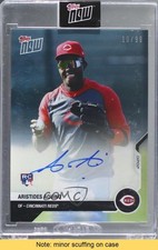 2020 Topps Now Road to Opening Day 10/99 Aristides Aquino Auto READ 0a4s