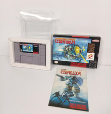 Cybernator (Super Nintendo SNES) - Complete in Box CIB, NO INSERTS!