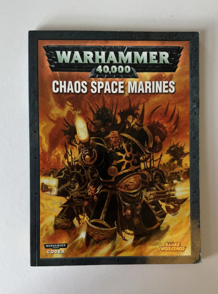 Warhammer 40k Chaos Space Marines Codex Book 2007 4th Edition Games Workshop