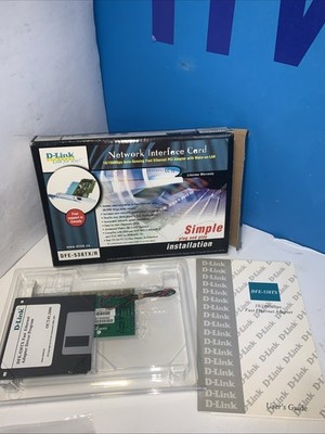 D-Link PCI Network Interface Card DFE-538TX/RR 10/100Mbps /Driver Plug and Play