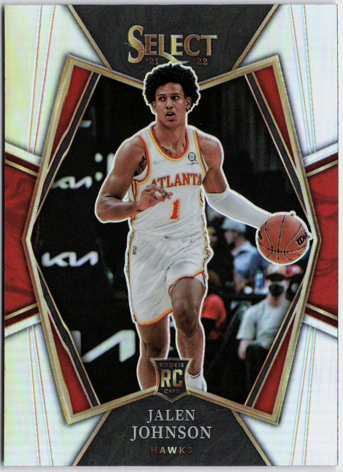 2021-22 Panini Select #200 Jalen Johnson Silver Prizms RC Rookie