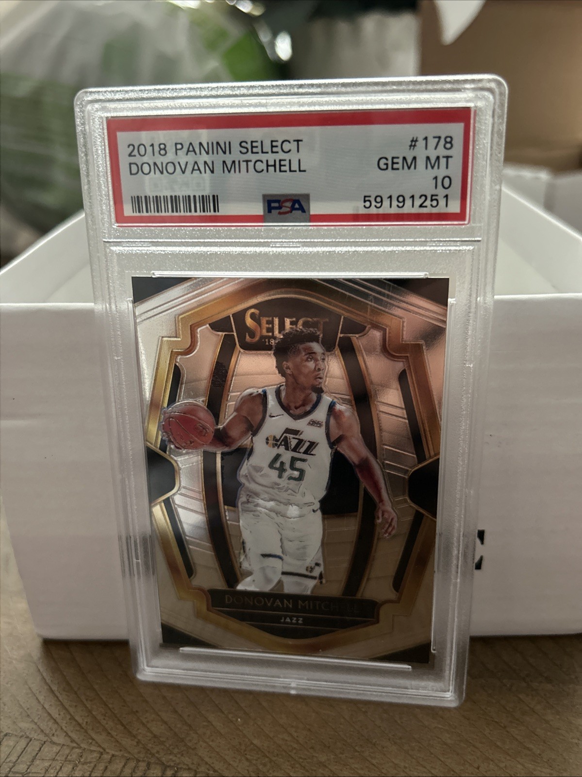 2018-19 Panini Select - Premier Level Donovan Mitchell #178 Scope Prizm