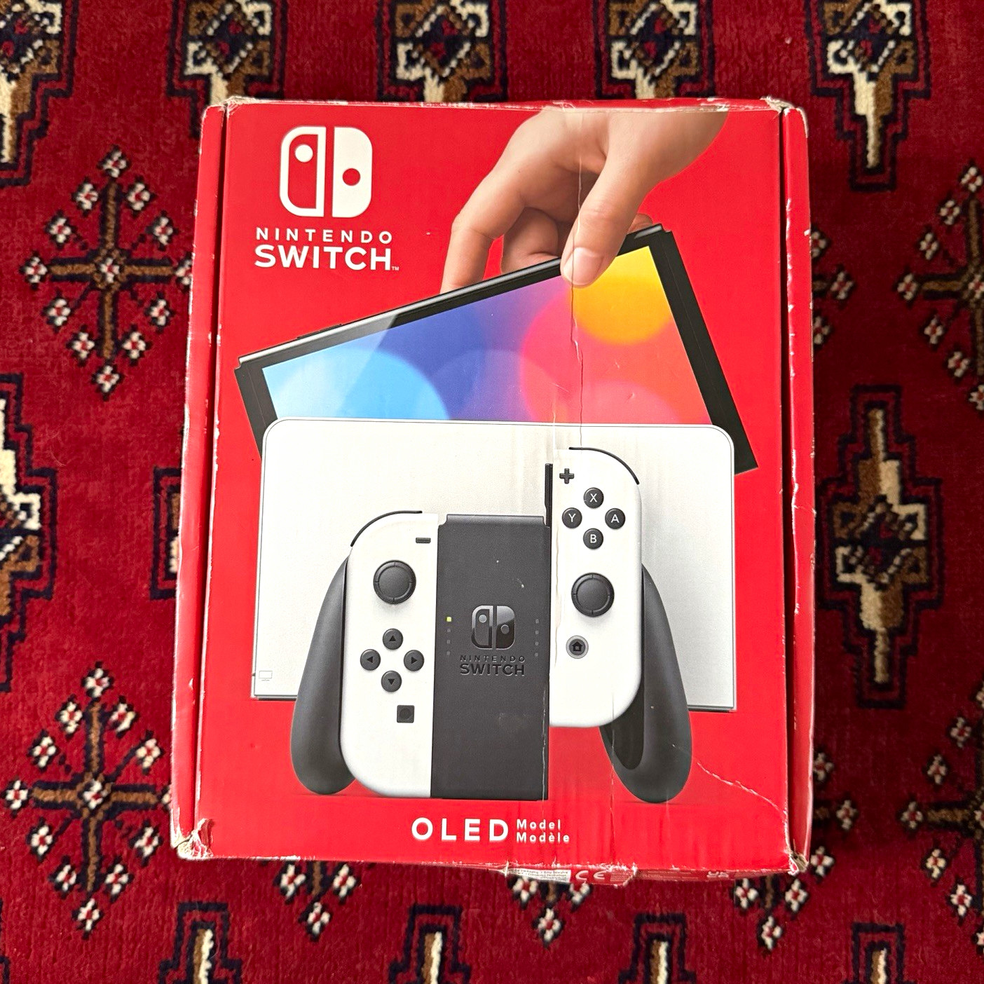 Nintendo Switch OLED Model Console Bundle White Joy-Con & Dock Boxed 64gb